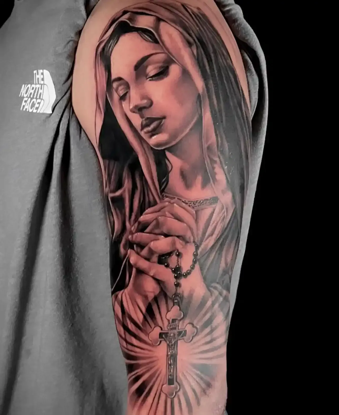 Princess Leia tattoo half leg sleeve tattoo by Mickey 