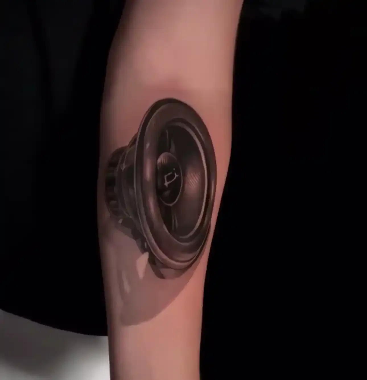 speaker tattoo by 