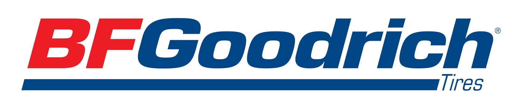 BFGoodrich Tires logo. Red