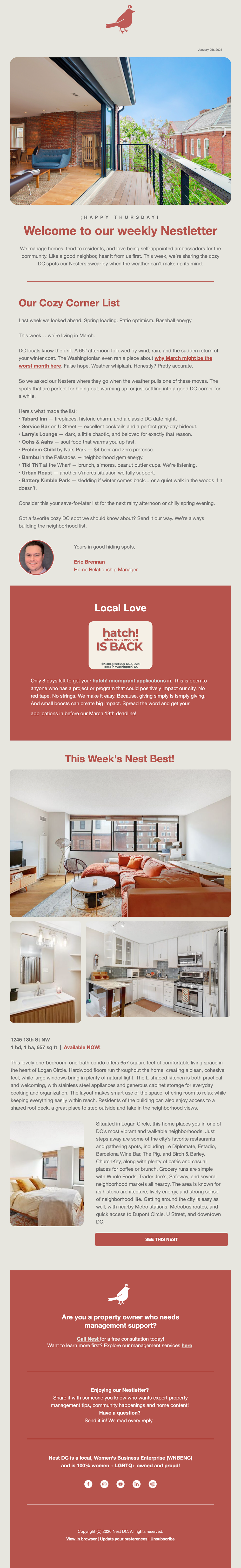 Our Cozy Corner List
