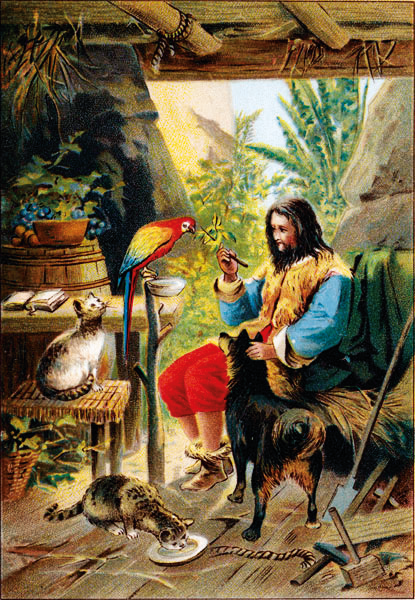 Conociendo las “Aventuras” del naúfrago más popular del mundo: “ROBINSON CRUSOE”.