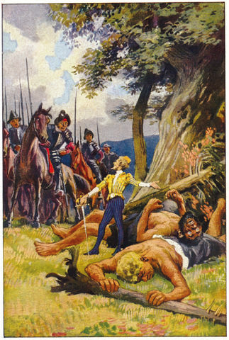 Ilustración de Paul Hey (1867 - 1952) pintor, ilustrador y dibujante alemán 