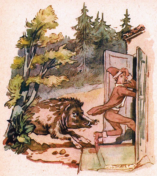 Ilustración de Otto Schubert (1954) 