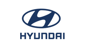 Logotipo de Hyundai en azul oscuro sobre fondo blanco.