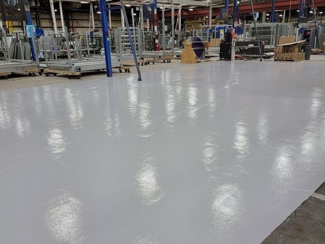 Trowel Down Epoxy Floors Image
