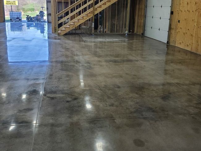Interior concrete with industrial flooring solution