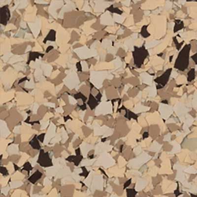 Full-flake epoxy floor color sample swatch