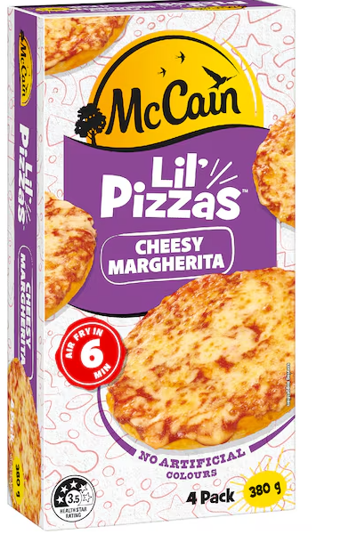 Cheesy Margherita Mini Pizza