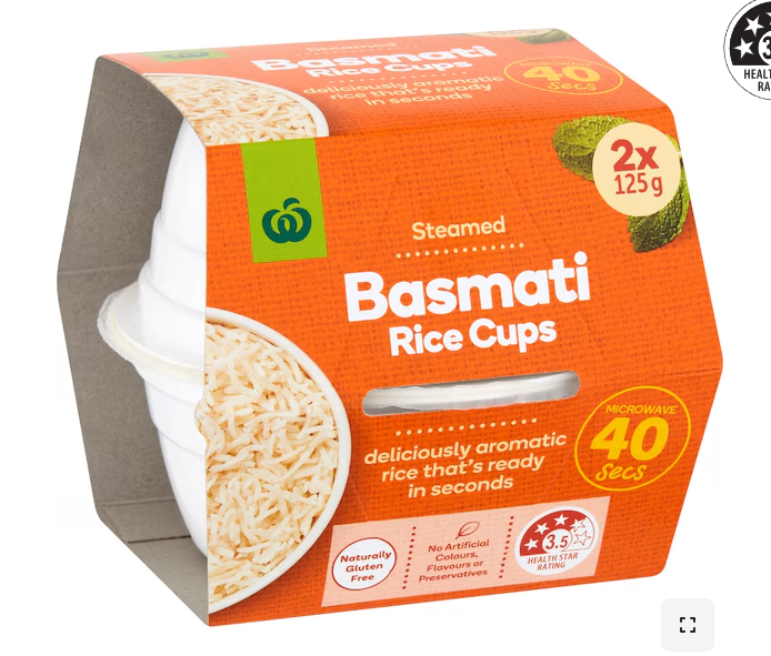 Basmati Rice cups