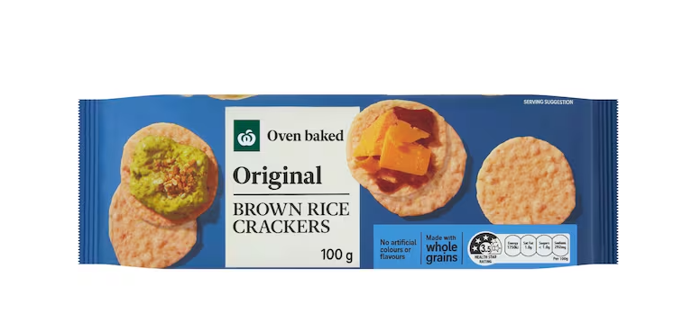 Brown Rice Crackers
