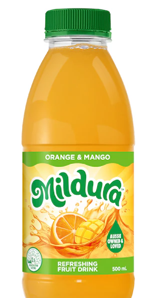 orange and mango fruit drink