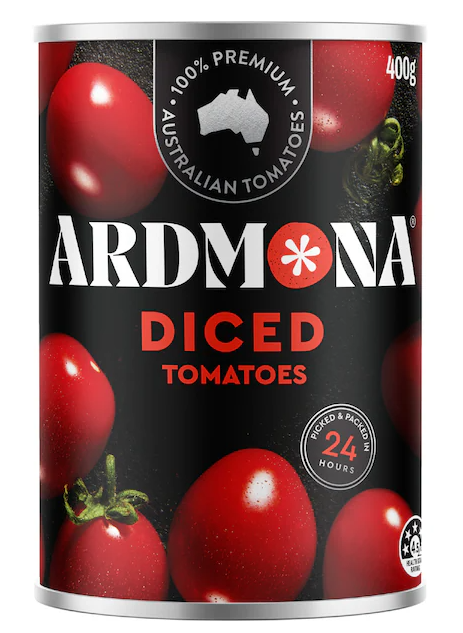 ARDMONA DICED TOMATOES