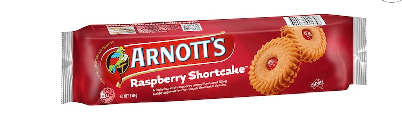 Arnotts raspberry Shortcakes