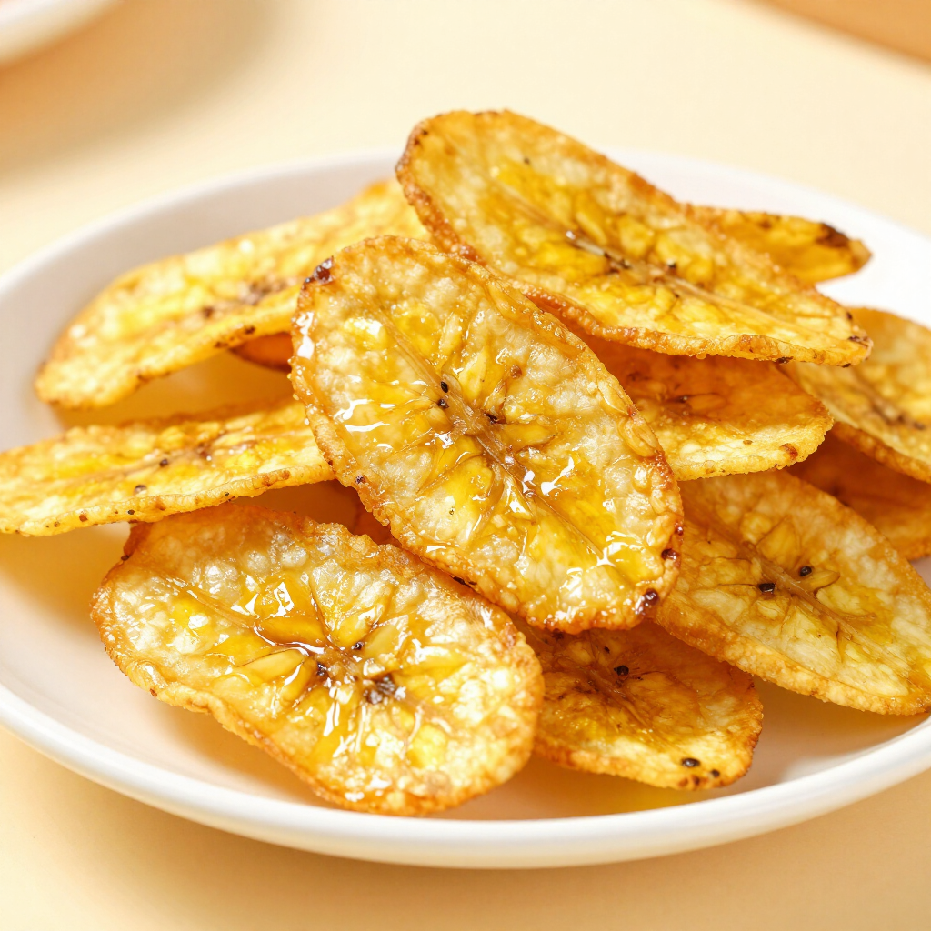 Sweet plantain chips