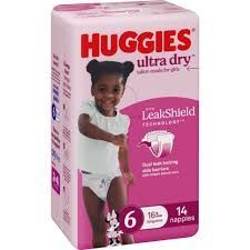 Huggies Ultra Dry tailor for girls