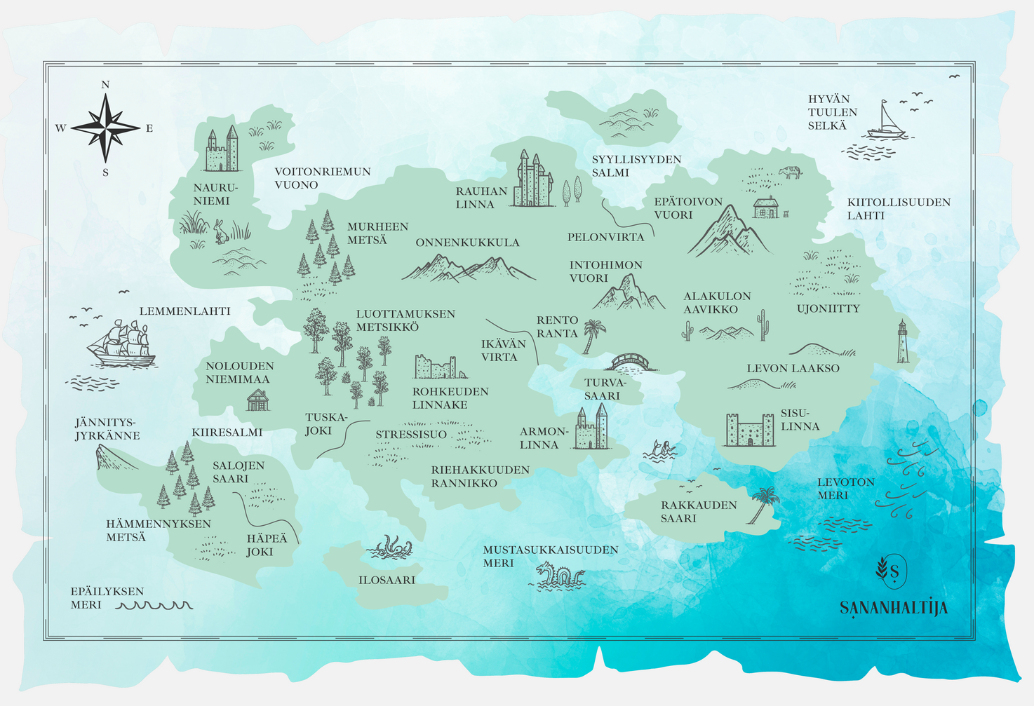 Aini Design graafinen suunnittelu infografiikka