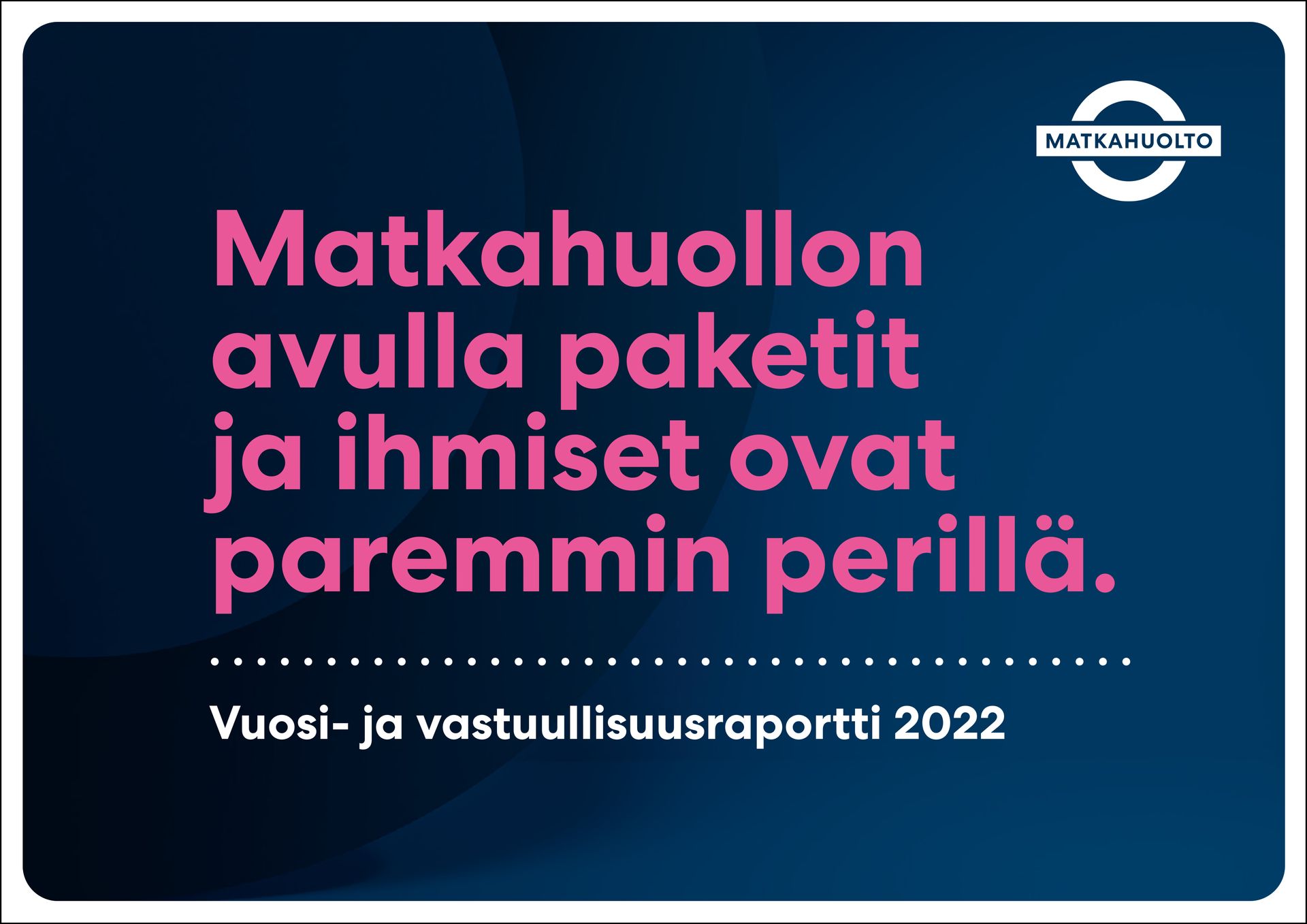 Matkahuolto vuosikertomus 2022 I Aini Design Oy

