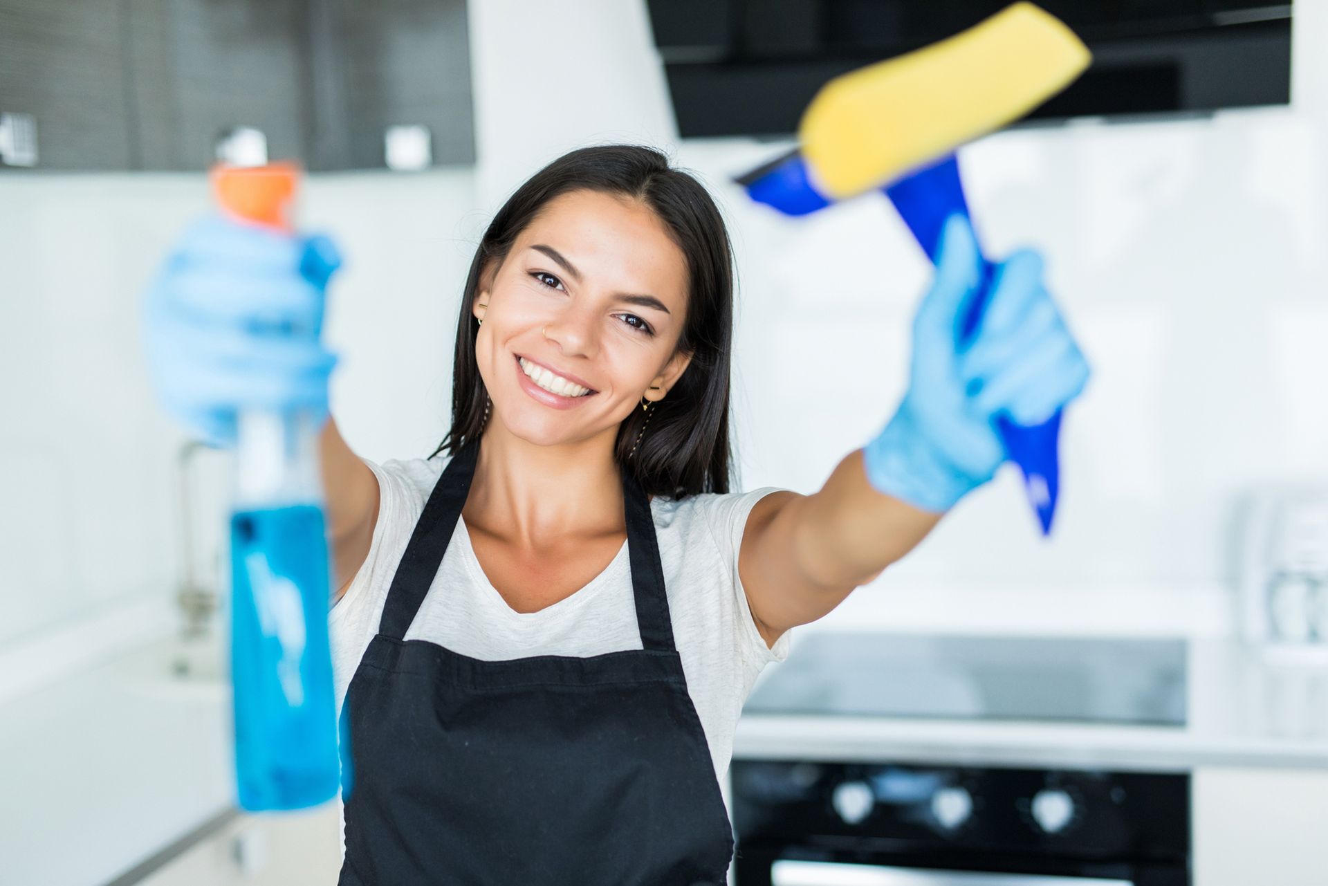 Woman From a Professional Cleaning Company — Billerica, MA — Blush Cleaning Service LLC Woman From a Professional Cleaning Company — Billerica, MA — Blush Cleaning Service LLC