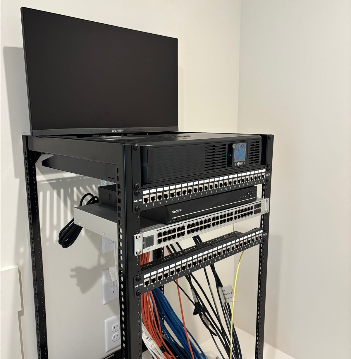 security camera network rack