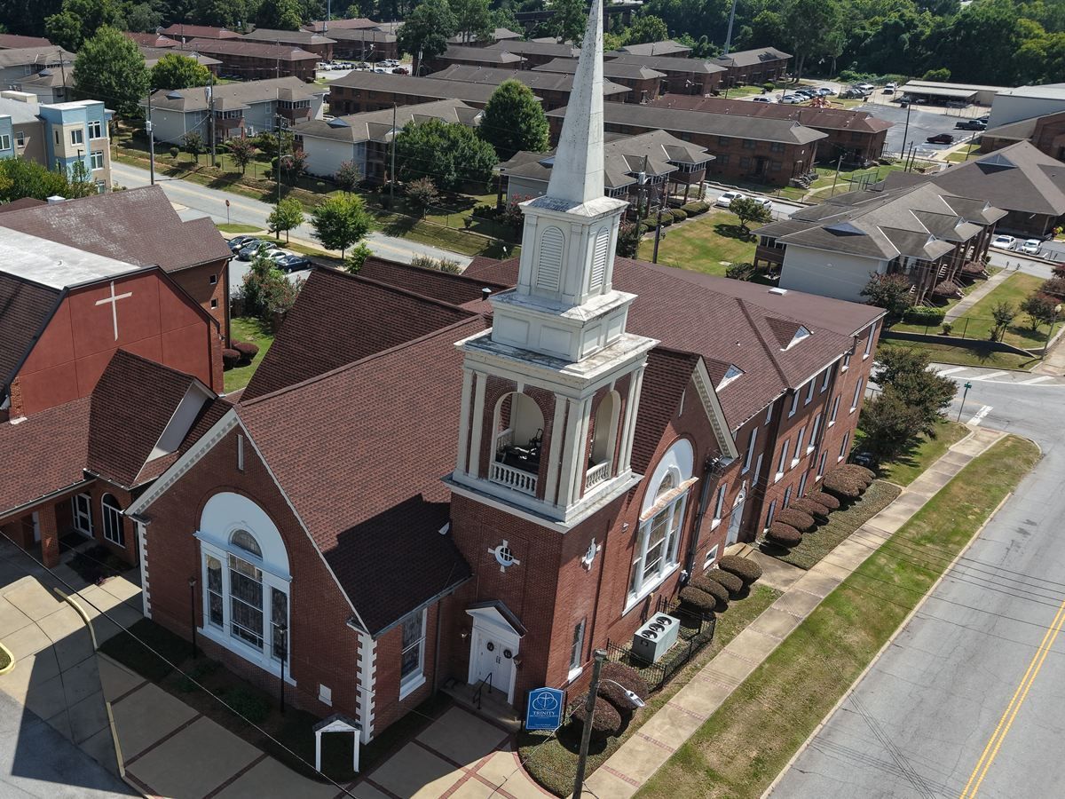 Trinity Methodist Church in Phenix City AL, where Abel Electric handled the electrical for a remodel