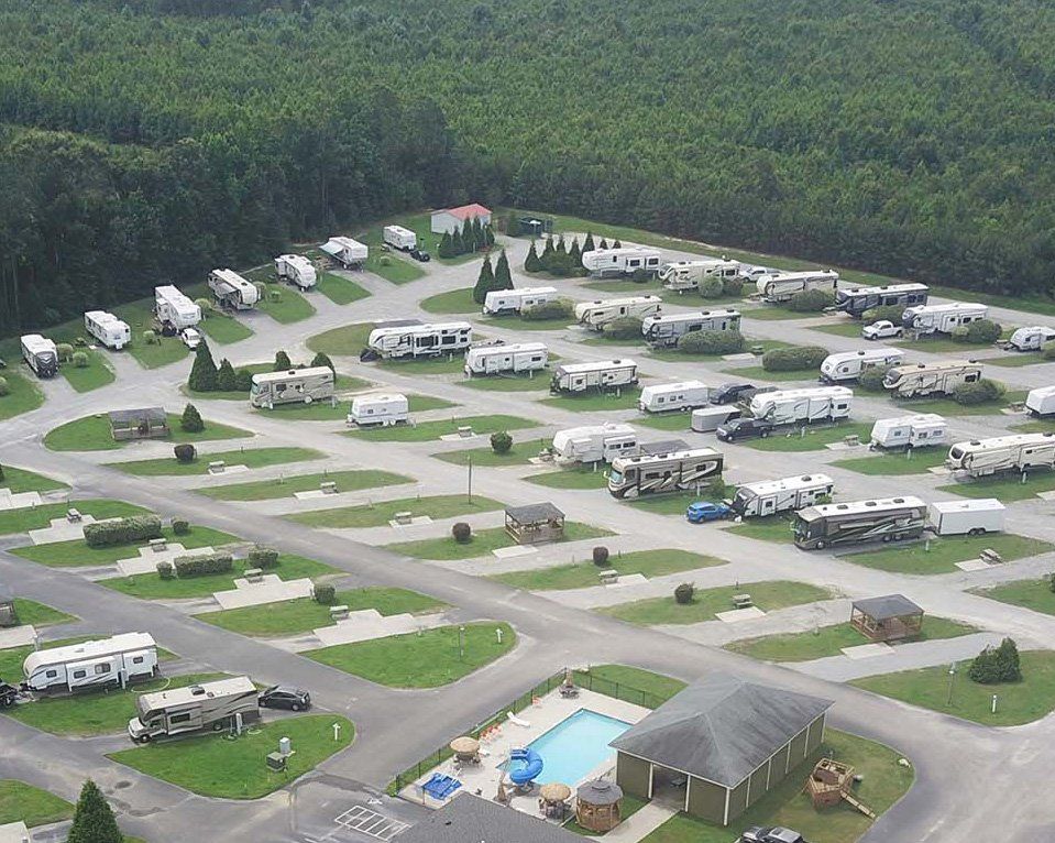 aerial view of the rv resort at carolina crossroads, roanoke rapids, nc aerial view of the rv resort at carolina crossroads