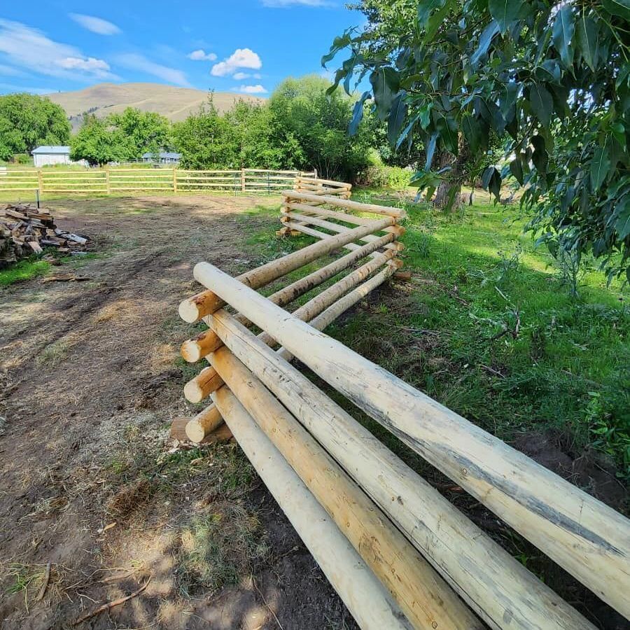 Log Worm Fence