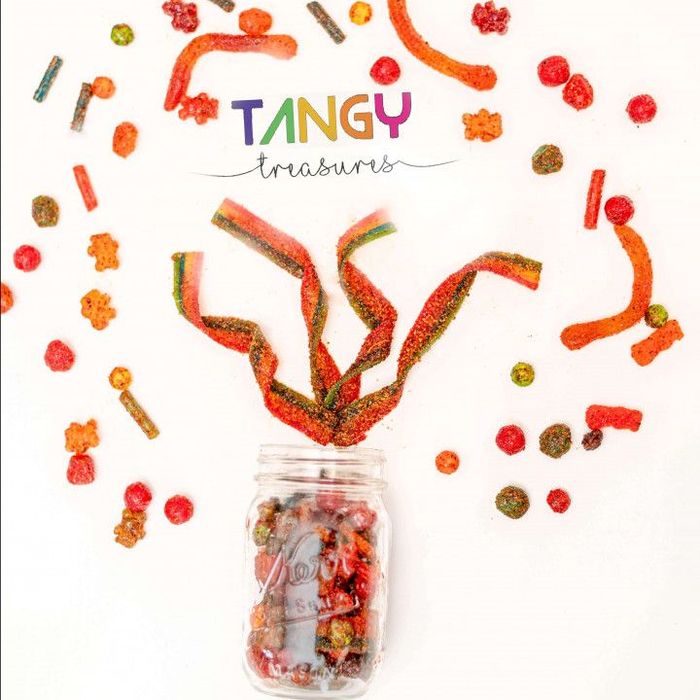 Tangy treasure candies