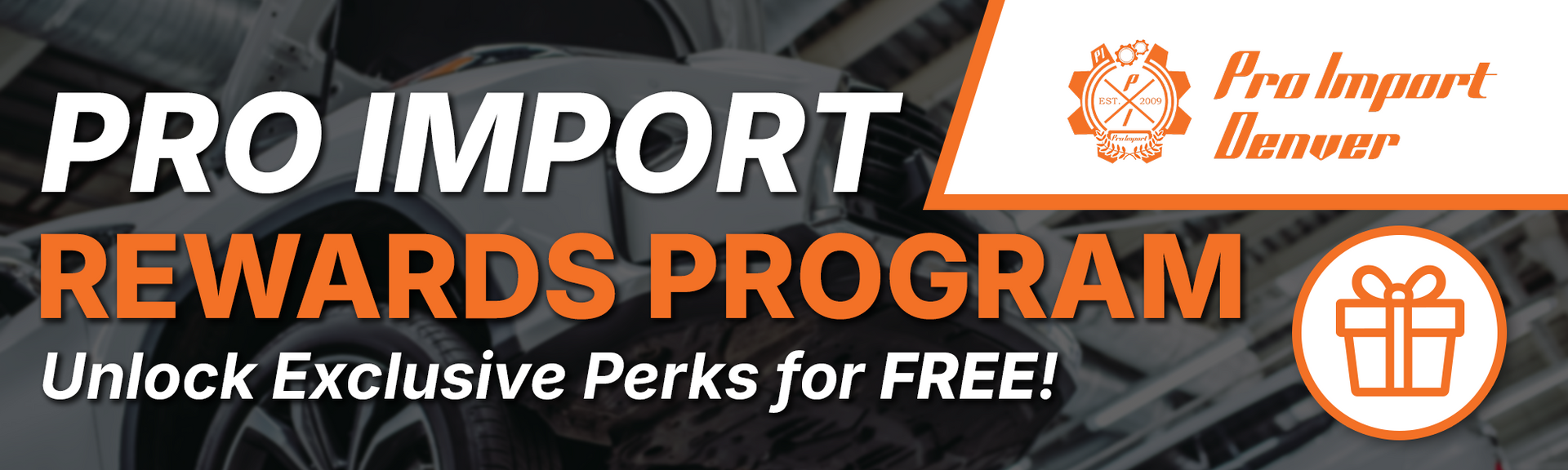 Rewards Banner | Pro Import Denver