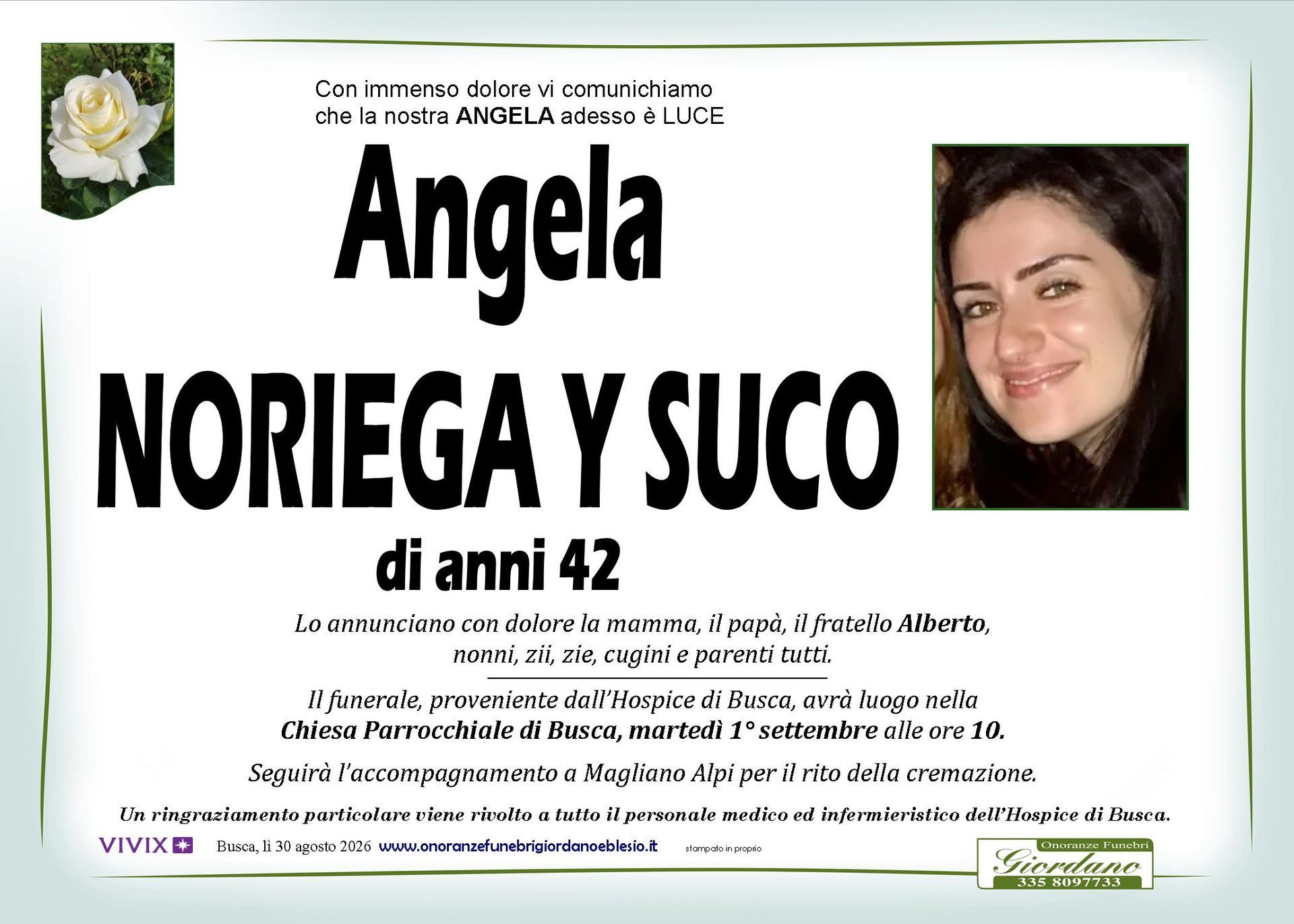 necrologio NORIEGA Y SUCO Angela