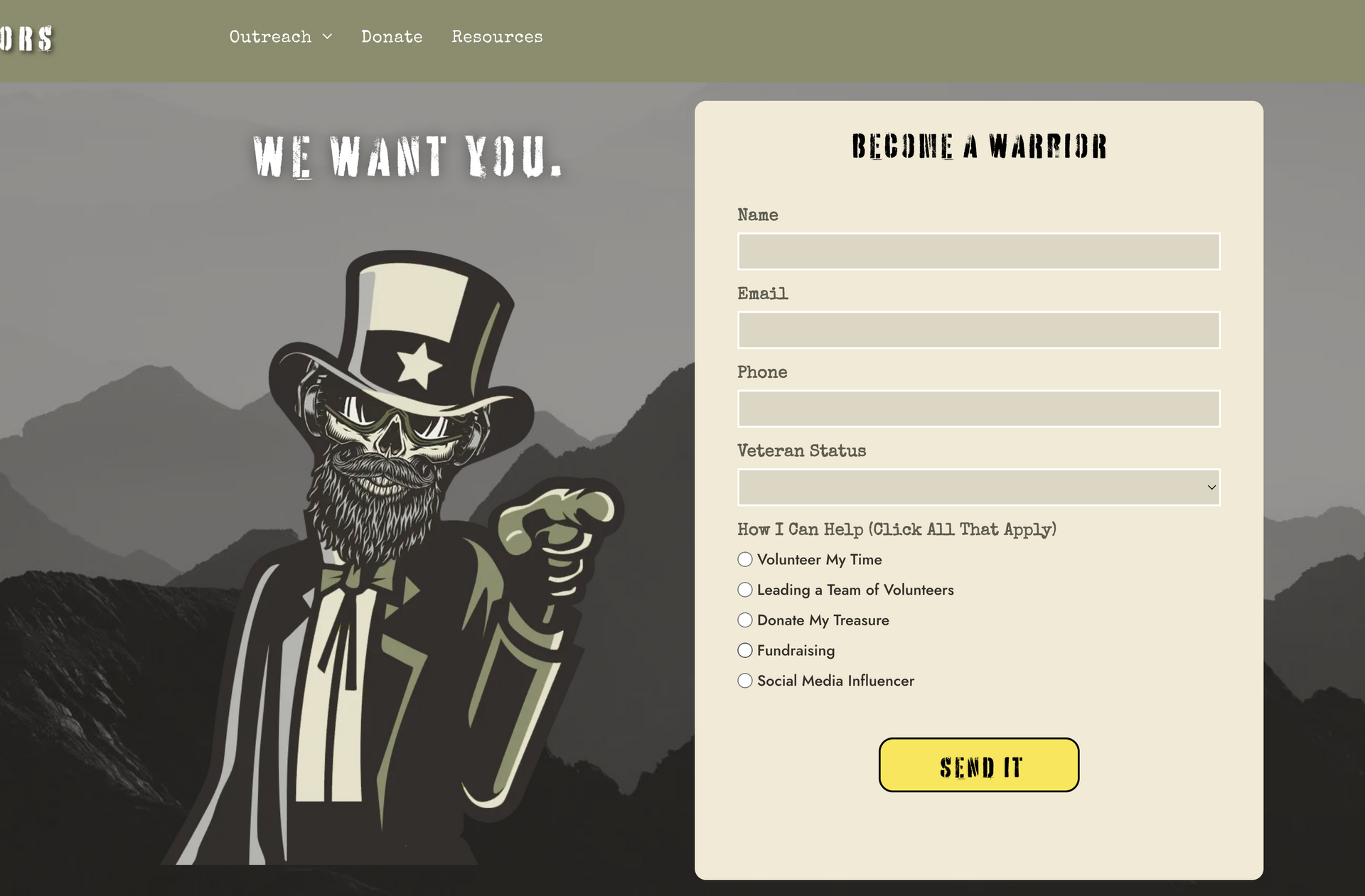Bearded Warriors website