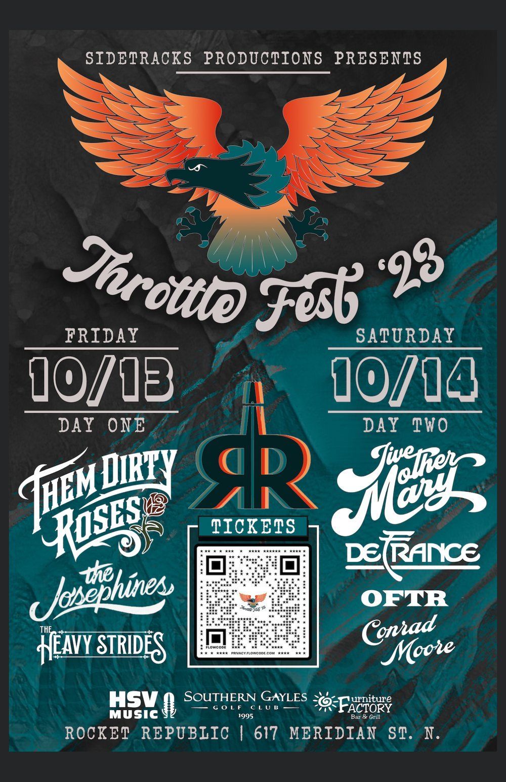 Throttle Fest 2023 event poster