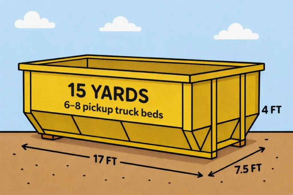 15 yard dumpster