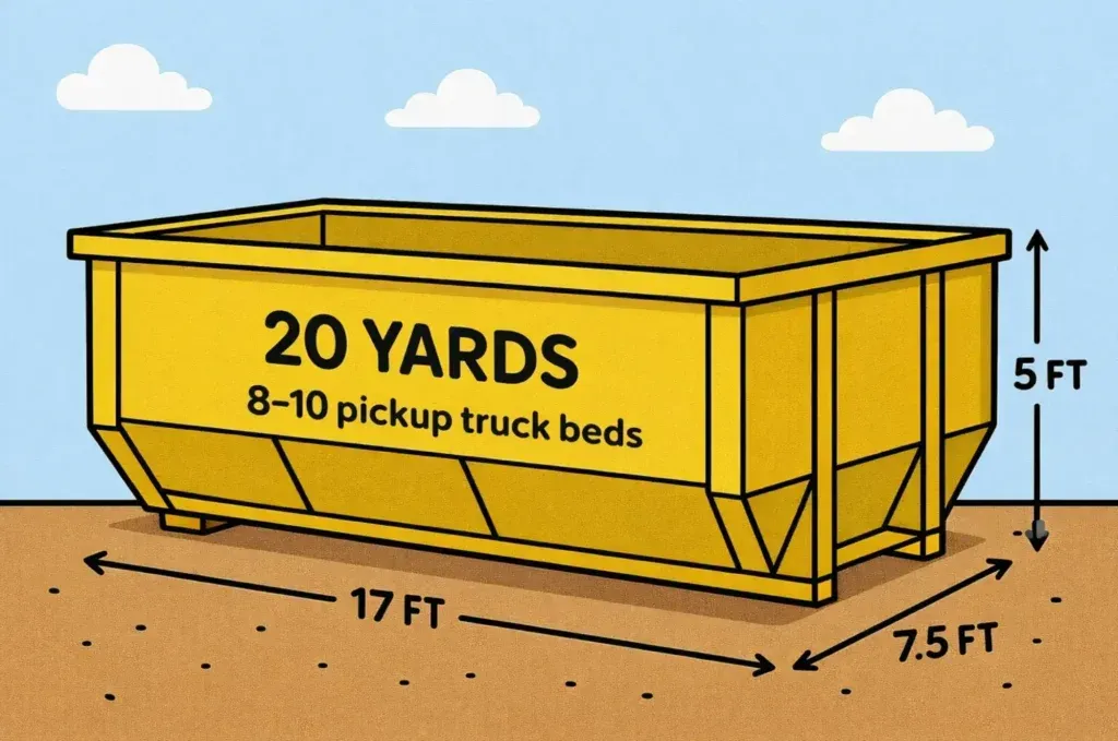 20 yard dumpster