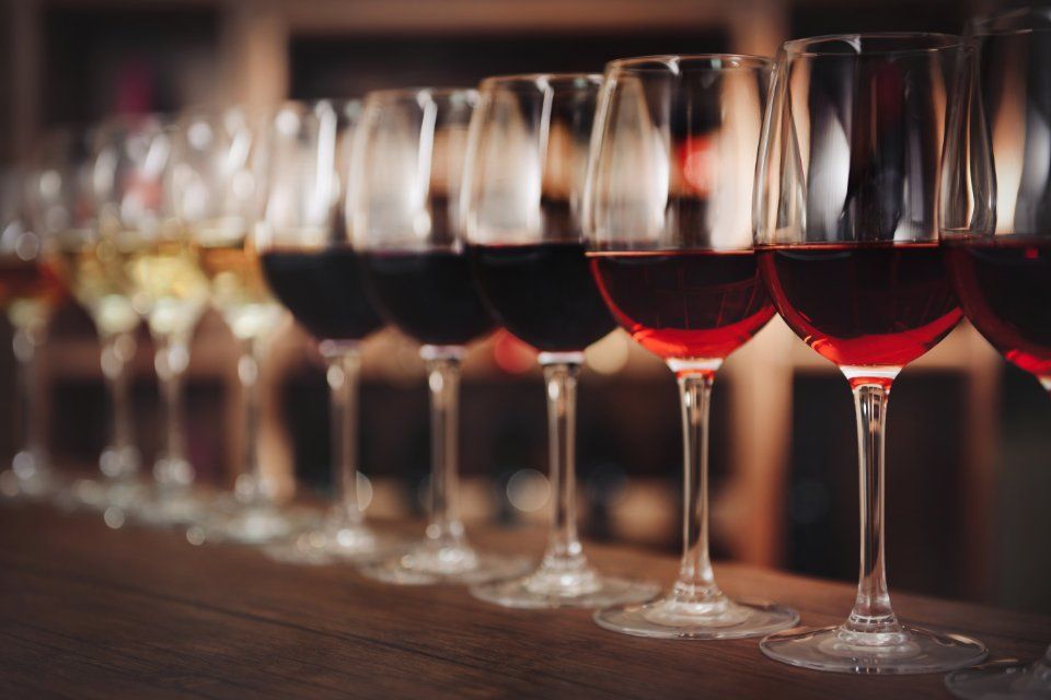 Degustazione di vini piemontesi DOC e DOCG