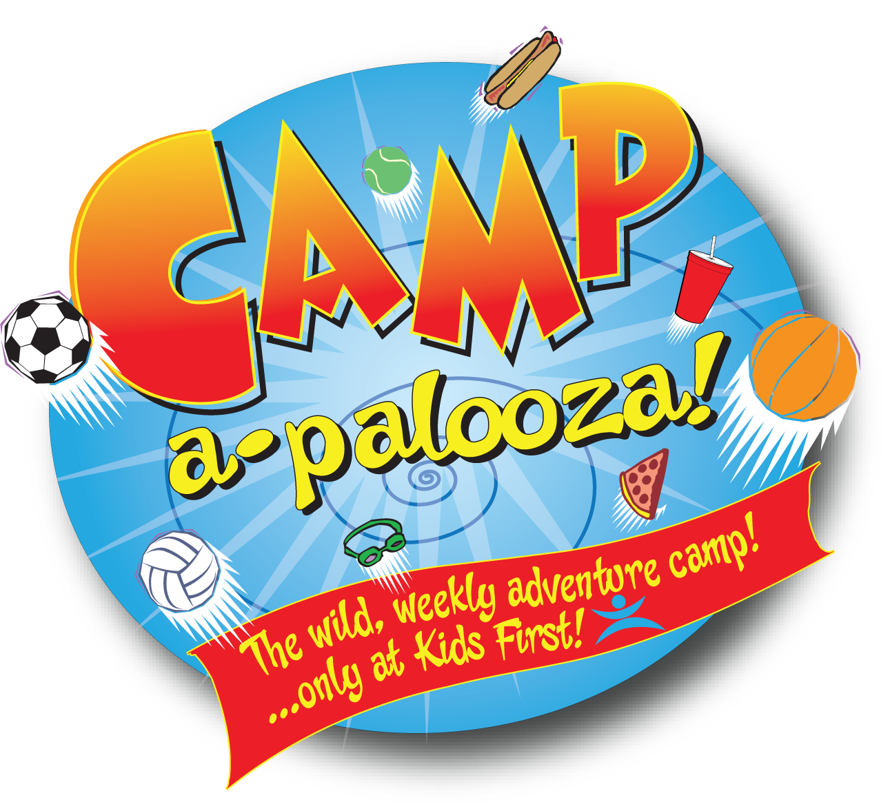 Click Here now! Camp-a-palooza Camps at Kids First Sports