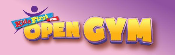 Kakunjeet Open Gym logo in bright yellow and blue on a pink gradient background