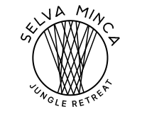 A black and white logo for a jungle retreat.