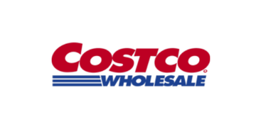 Costco Wholesale logo in red and blue on a white background