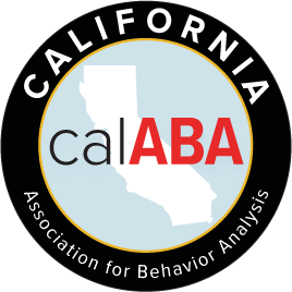 California Association for Behavior Analysis logo with calABA text and California silhouette