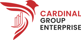 Red Cardinal Group Enterprise logo with stylized red cardinal and building icon