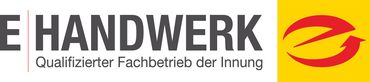 Logo E-Handwerk: Qualifizierter Fachbetrieb der Innung