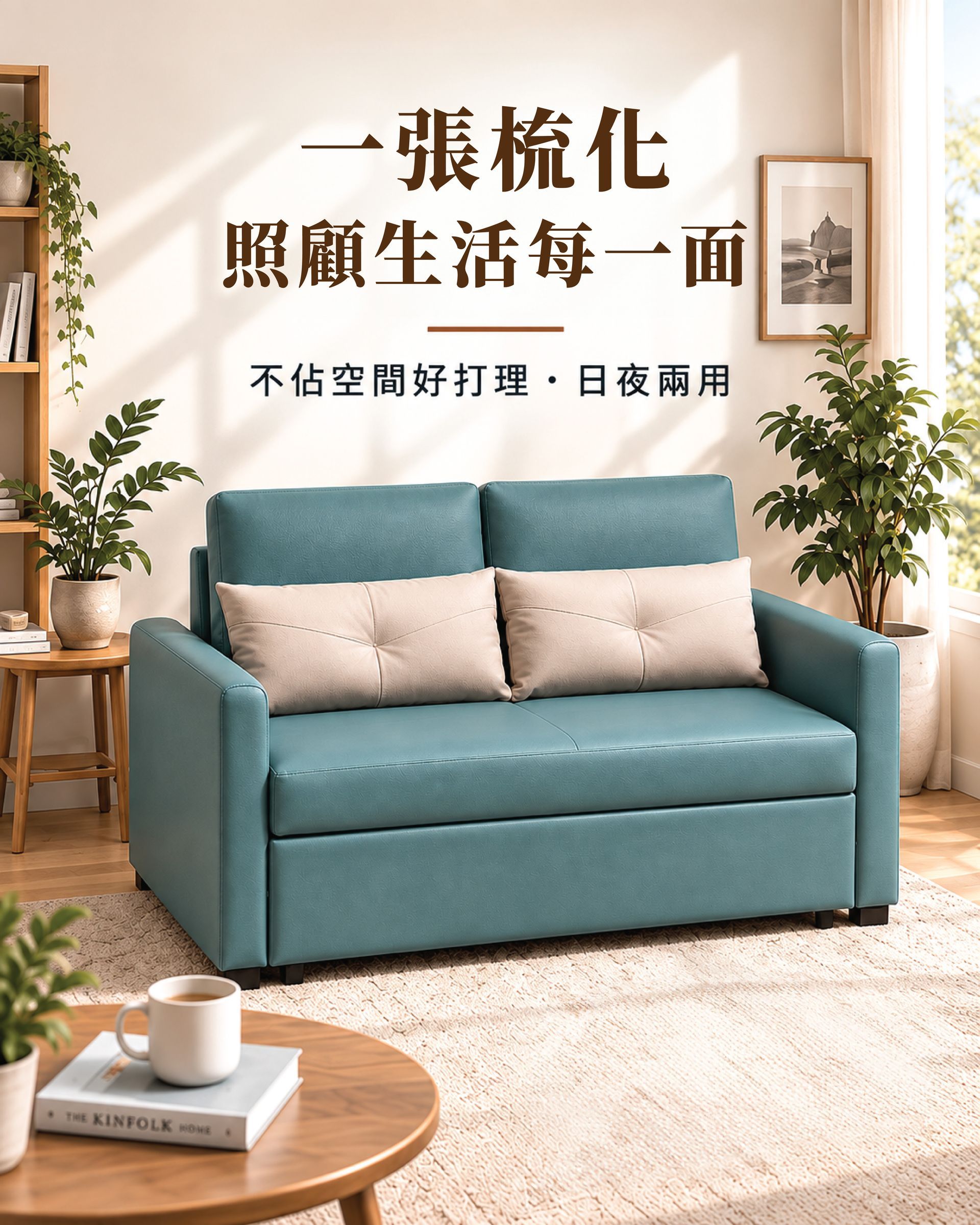 C19-CW294 梳化床, 納米客庭梳化床慳位首選