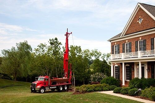 Well Drilling at the Front Yard — Water Well Drilling in Chico, TX
