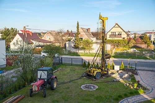 Drilling at the Yard — Water Well Drilling in Chico, TX