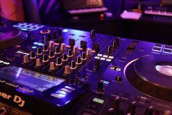 Professional DJ equipment setup for Calgary events