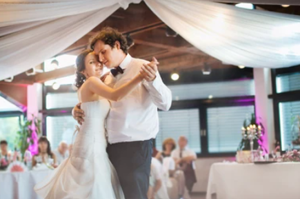 Newlyweds first dance
