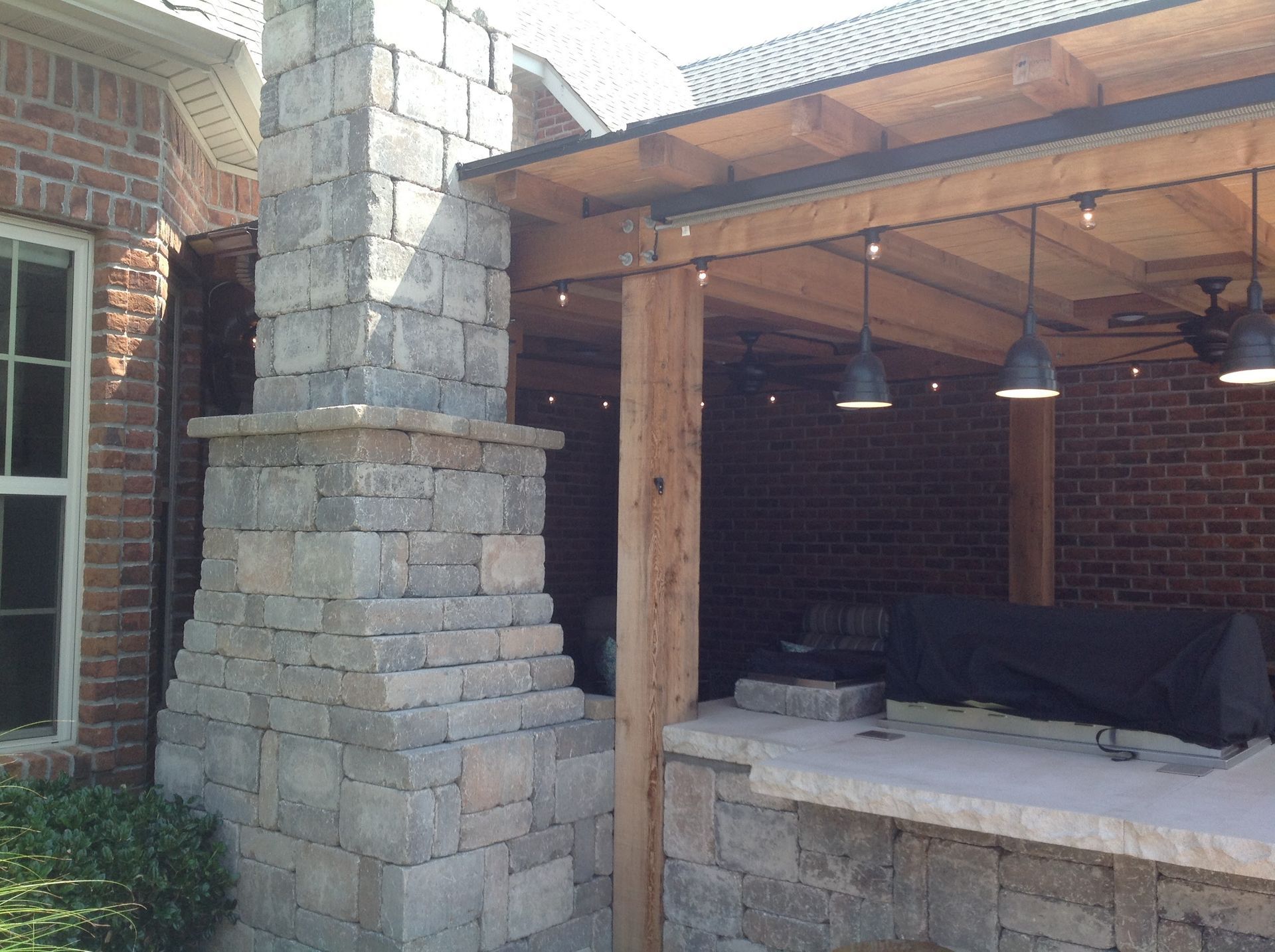fireplace installation