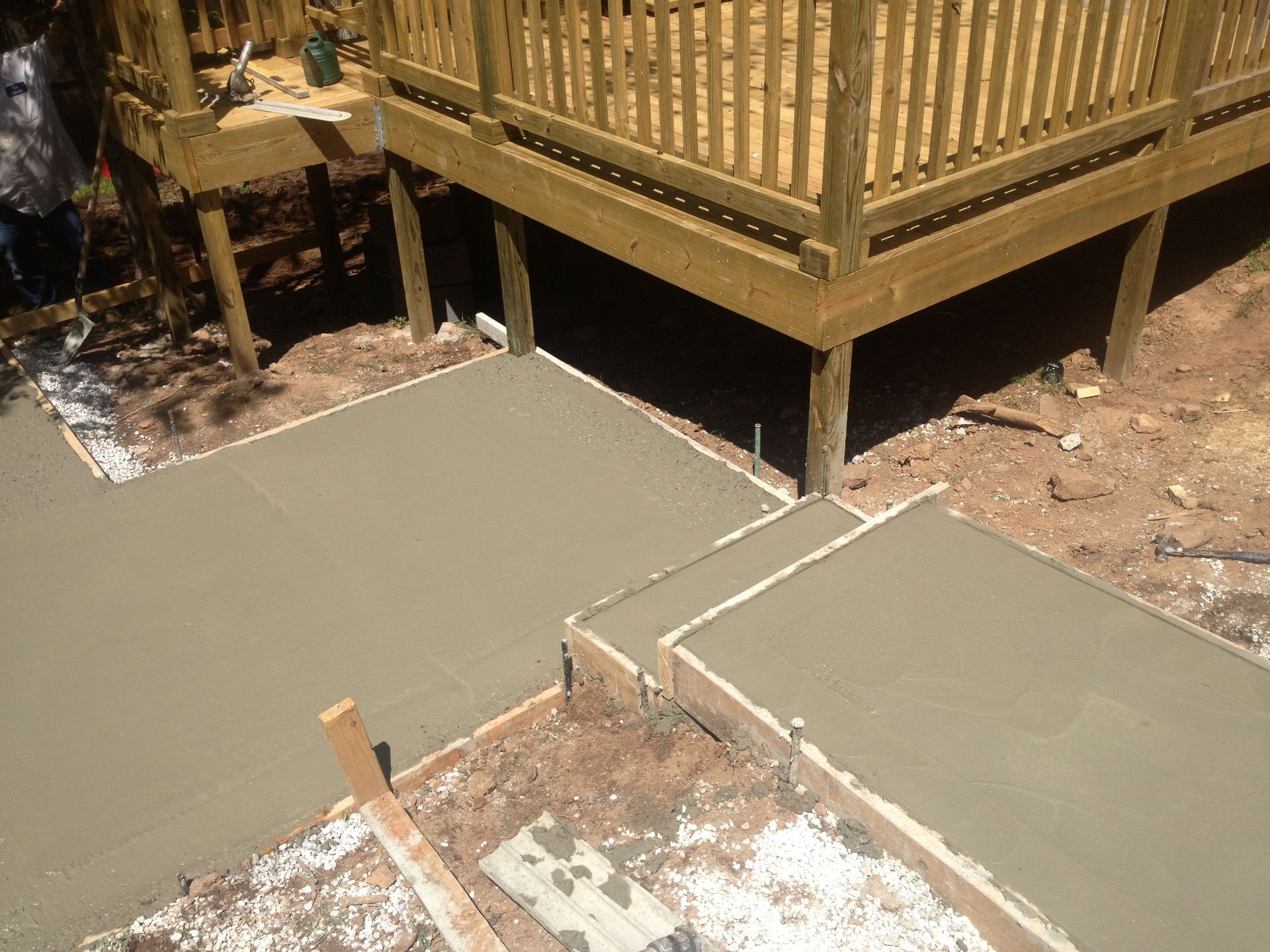 hardscape installation