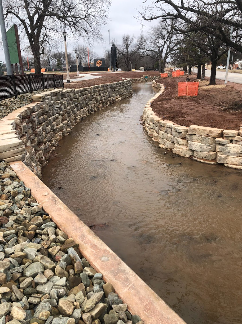 retaining wall erosion control