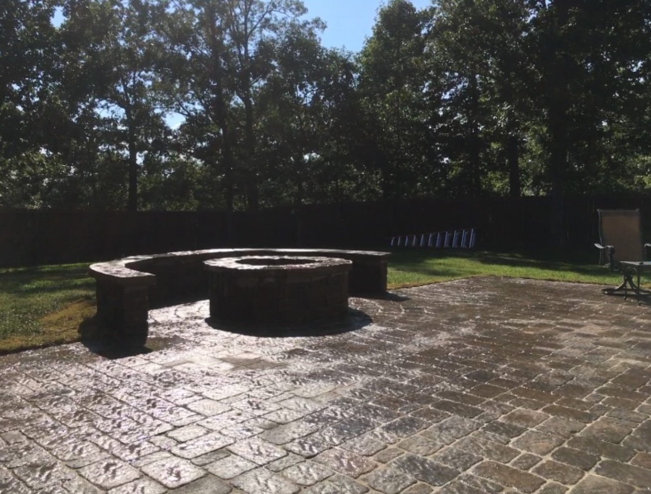 paver installation project 
